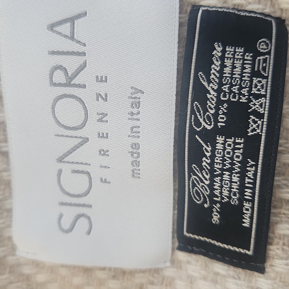Signoria blend cashmere throw